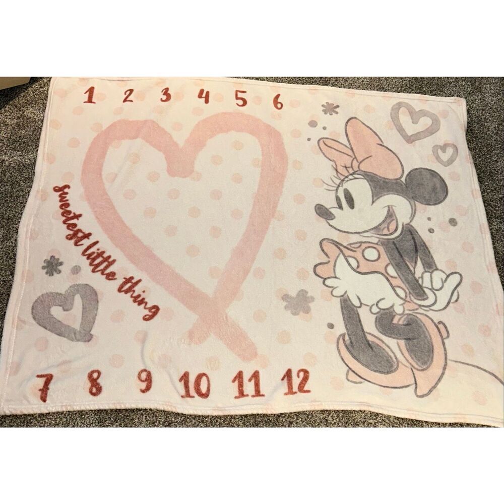 Disney Minnie Mouse Infant Milestone Blanket